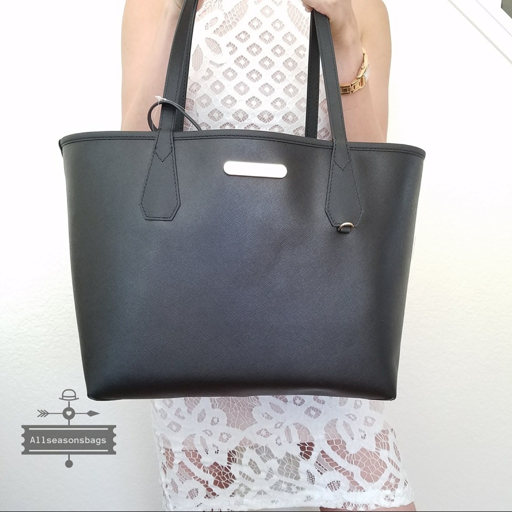 NWT Michael Kors Reversible candy large tote black - Picture 6 of 7